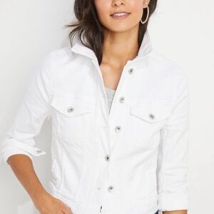 Vineyard Vines Women's White Denim Jacket NWT